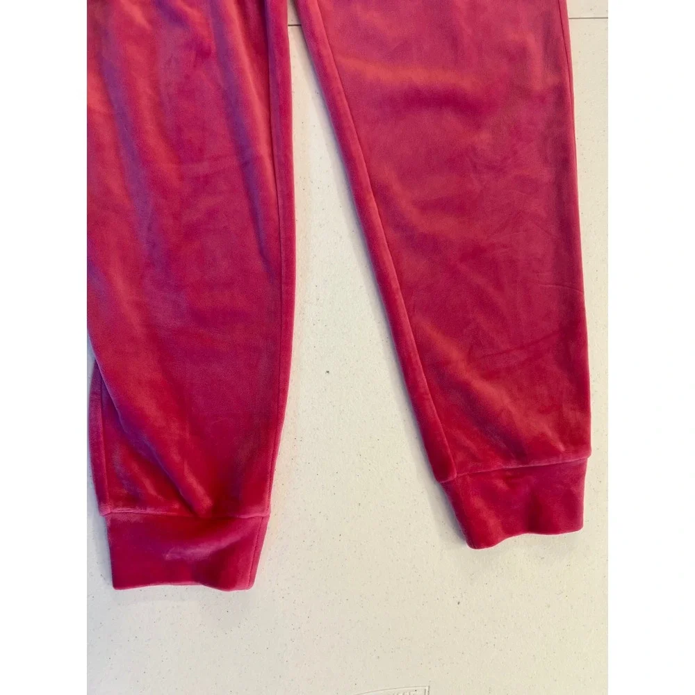 Juicy Couture Velour Joggers Sweatpants Drawstring Pockets Pink XS‎ Y2K